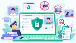 AI-resistant online exam security with identity verification, AI blocking, and proctoring.